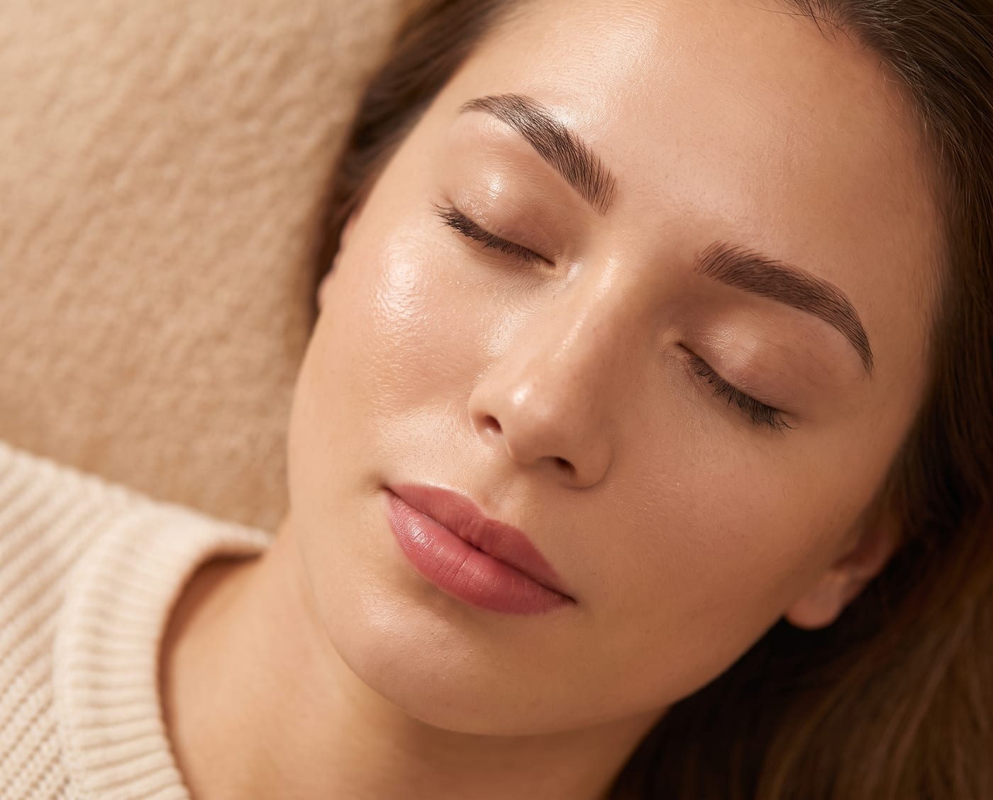 Semi-permanent makeup result